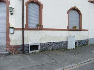 Hochgekletterte Feuchtigkeit
